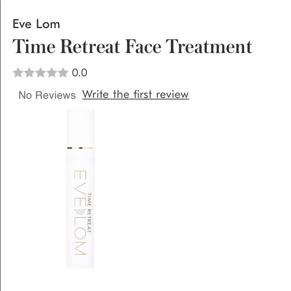 Eve Lom Time Retreat face treatment - BRAND NEW - Picture 1 of 6